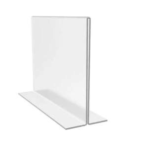 Exhibidor de Acrílico Tipo L – Media Carta Horizontal